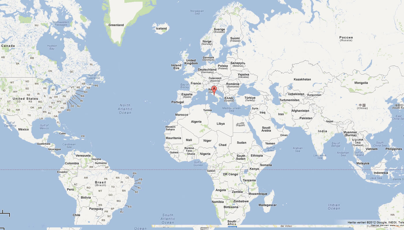 map of vatican city world